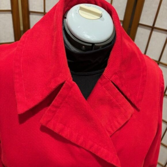 Hip length red jacket - Picture 2 of 6